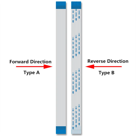 Conector Flex Inverso 8 Pines 0.5mm 20cm 