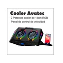 Cooler para Laptop Avatec 3071B RGB 17"