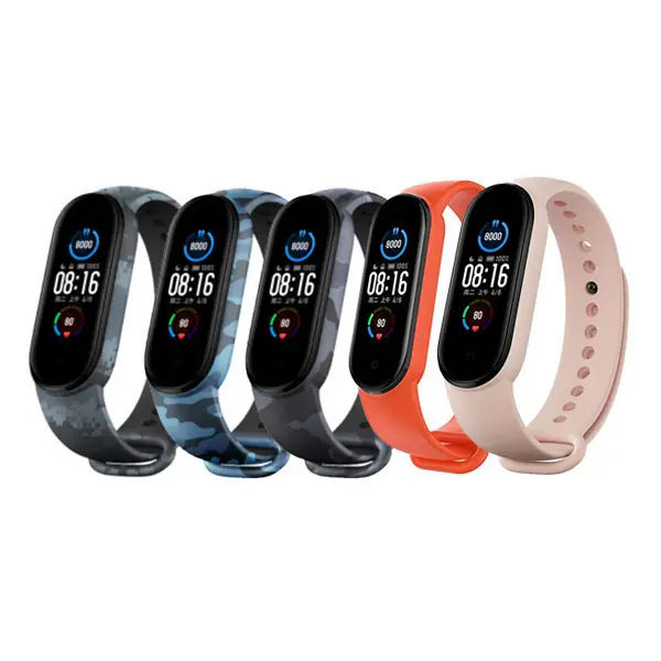 Correa para pulsera mi band 5 con seguro de silicona