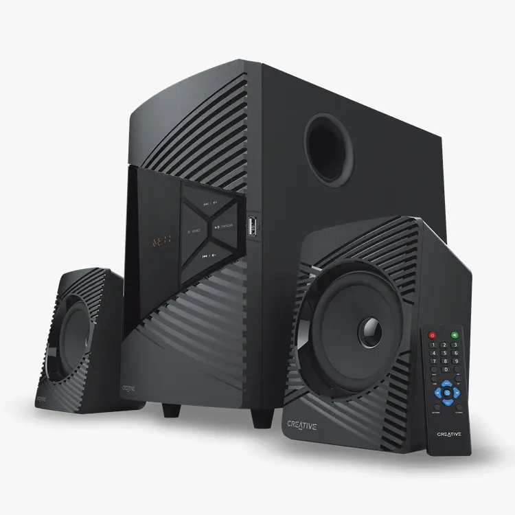 PARLANTE CREATIVE E2500 2.1 60W BT/FM/USB/3.5MM 
