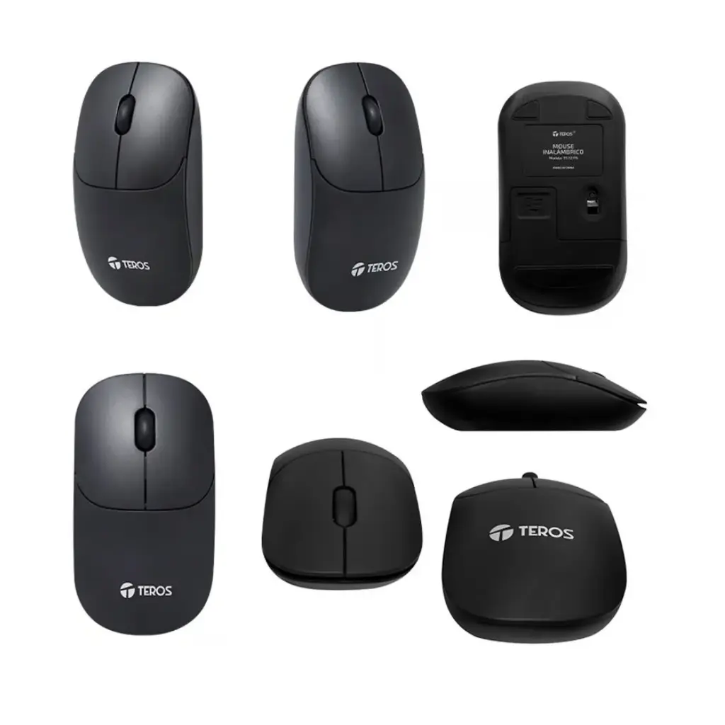 MOUSE TEROS TE-1217 NEGRO WIRELESS 