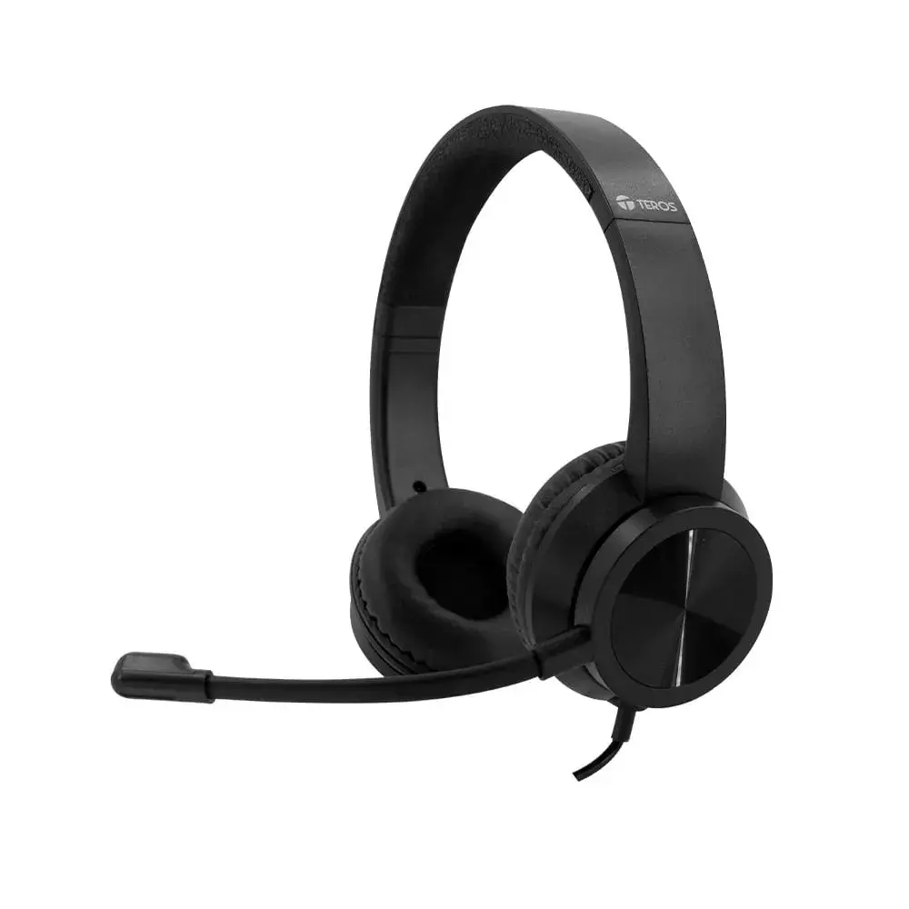 AUDIFONO TEROS TE-8037N USB NEGRO