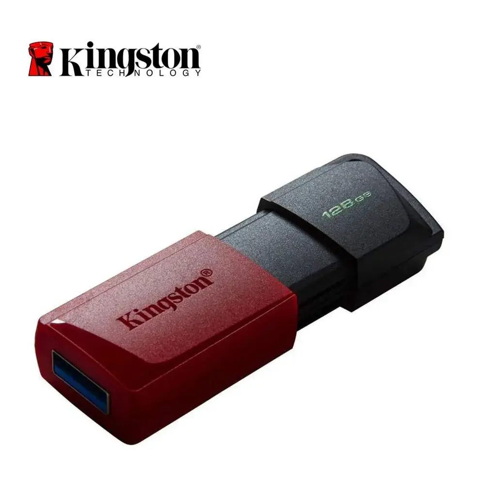 USB KINGSTON 128GB 3.2 EXODIA NEGRO-ROJO
