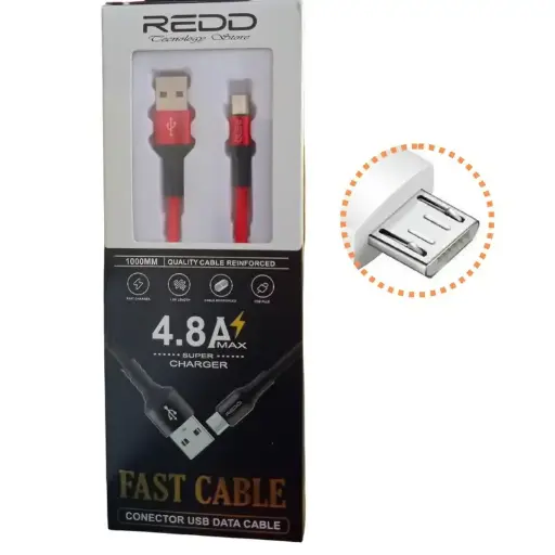 Cable REDD tipo V8 a USB 