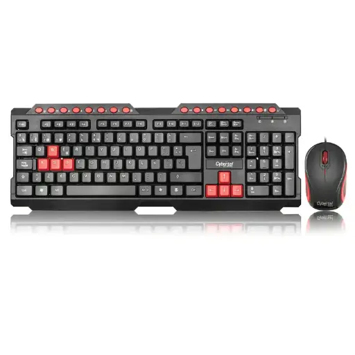 TECLADO + MOUSE CYBERTEL PRINCE USB