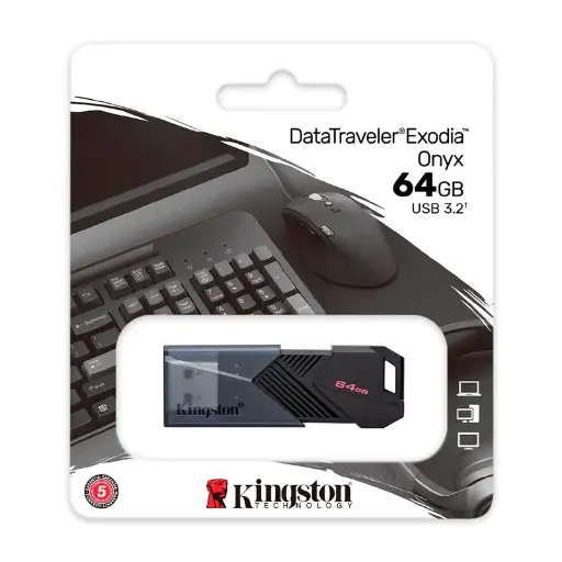 MEMORIA USB DATATRAVELER EXODIA ONYX 64GB 3.2