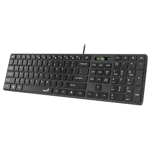 TECLADO GENIUS SMART SLIMSTART 126 USB MULTIMEDIA NEGRO