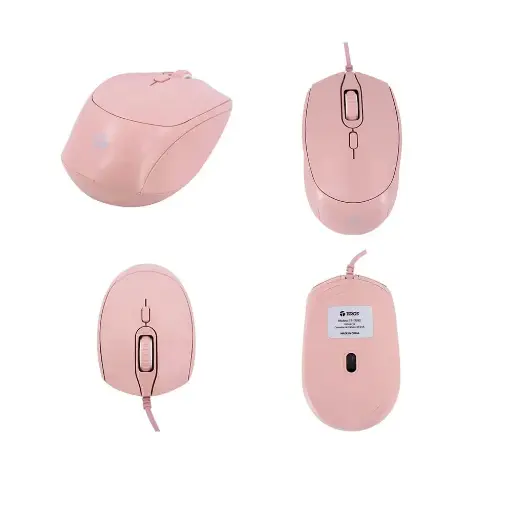 MOUSE TEROS TE-1226S ROSA USB 