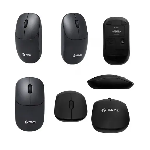 MOUSE TEROS TE-1217 NEGRO WIRELESS 