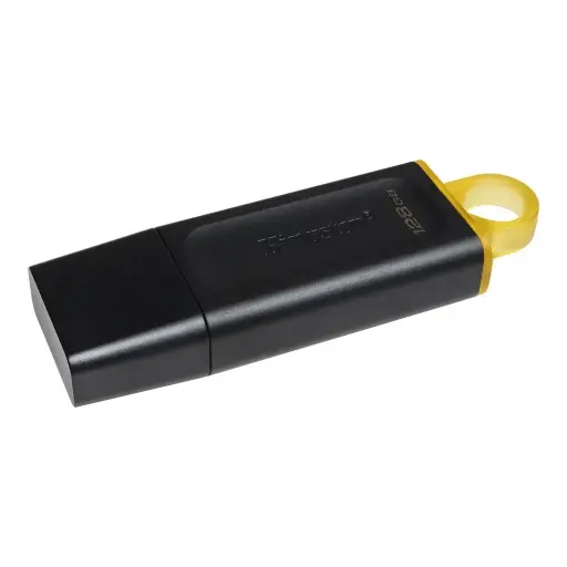 USB KINGSTON 128GB 3.2 EXODIA NEGRO-AMARILLO