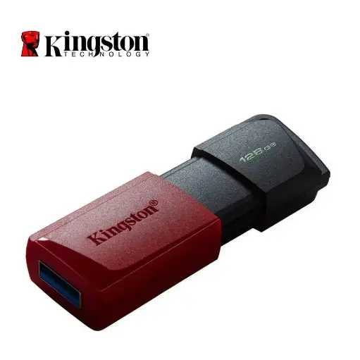 USB KINGSTON 128GB 3.2 EXODIA NEGRO-ROJO