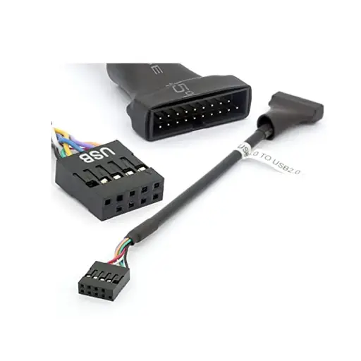 Adaptador MOTHERBOARD USB 3.0 MACHO 20 PINES A USB 2.0 HEMBRA 9 PINES 14cm