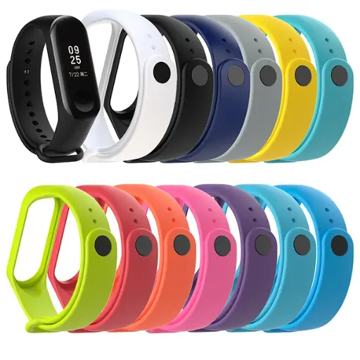 Correa para pulsera mi band 4 con seguro de silicona